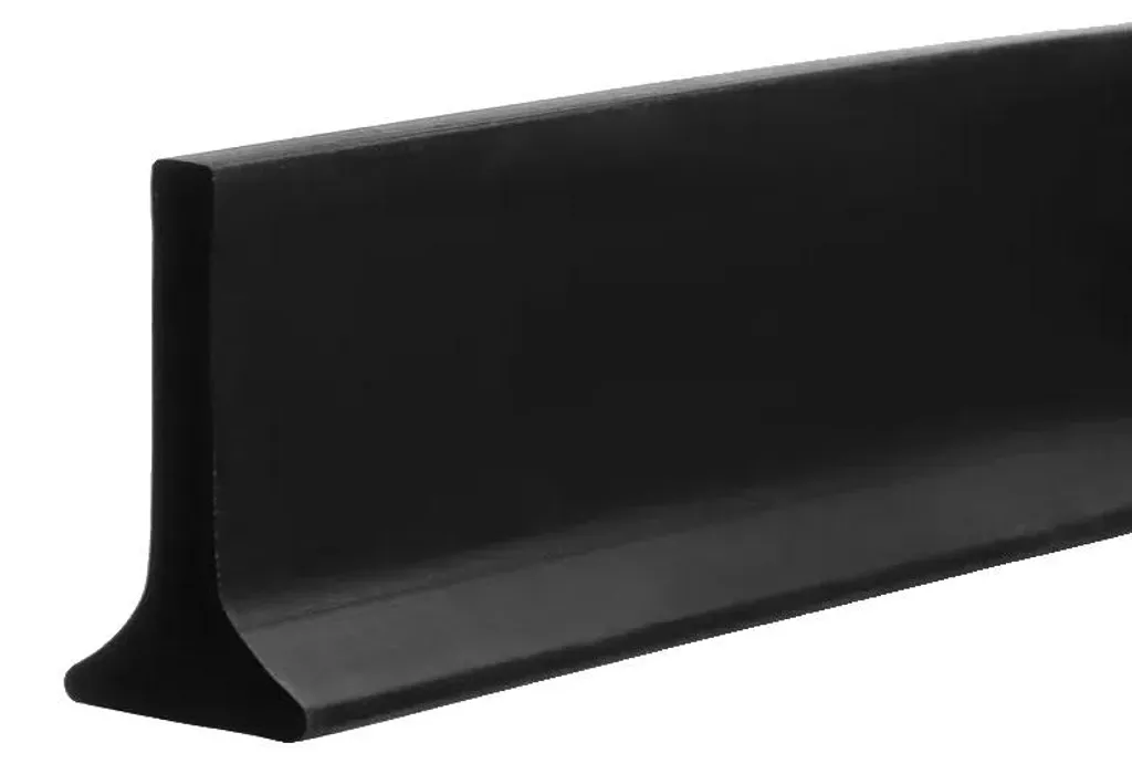 Barrière d'eau noire flexible 200 cm pour douche italienne et cuisine