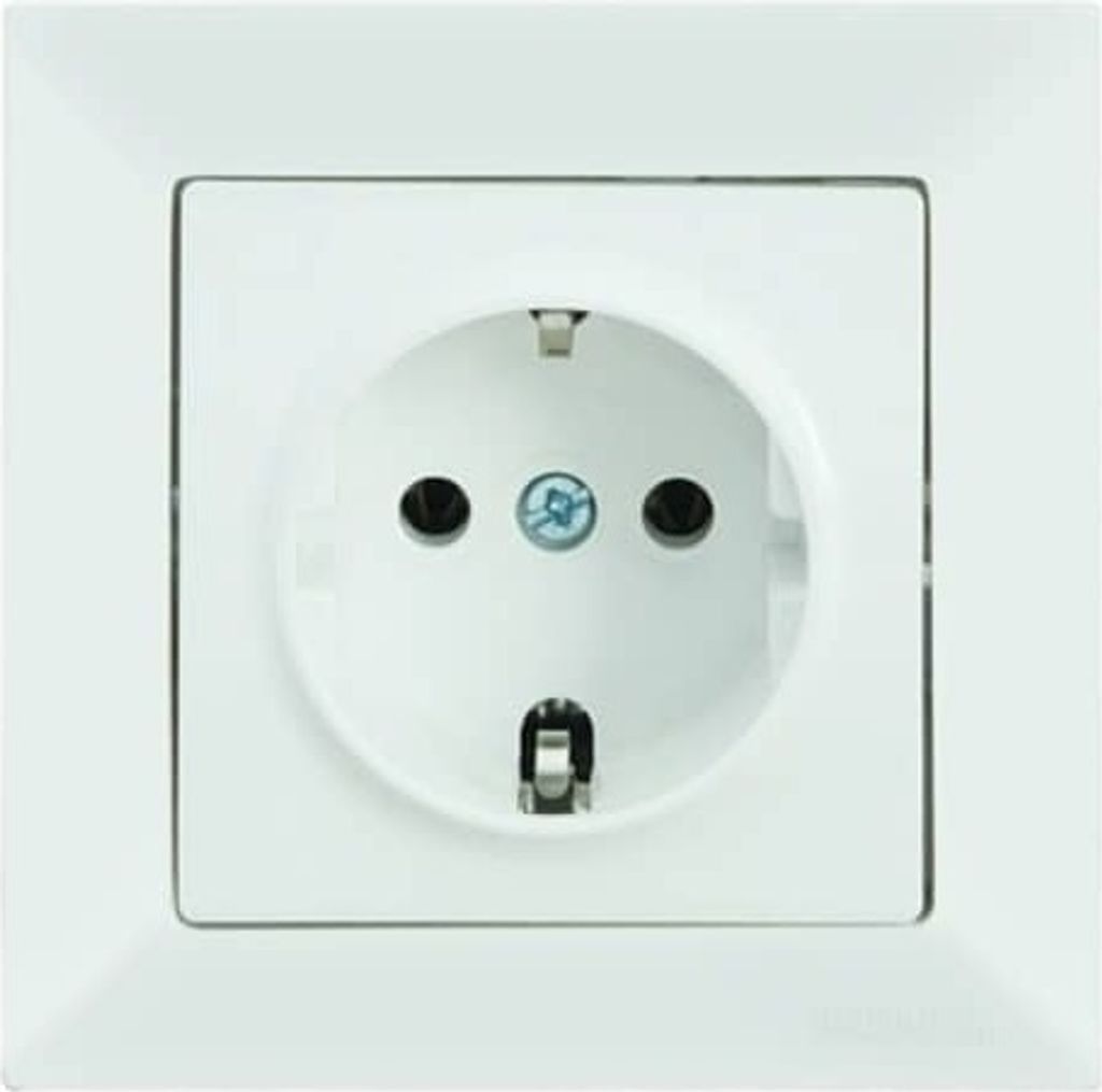 mutlusan Steckdose Candela Unterputz Weiß 85x85x43 mm 16A Produktbild 