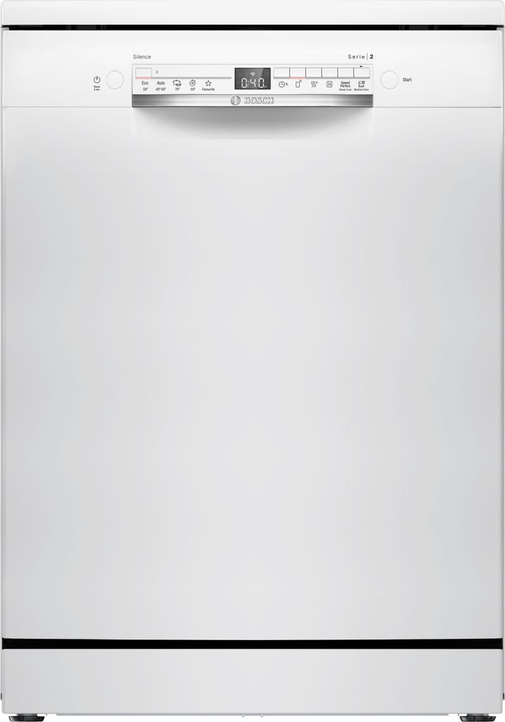 Bosch Serie 2 Freistehender Geschirrspüler 60 cm Weiß SMS2ITW09E