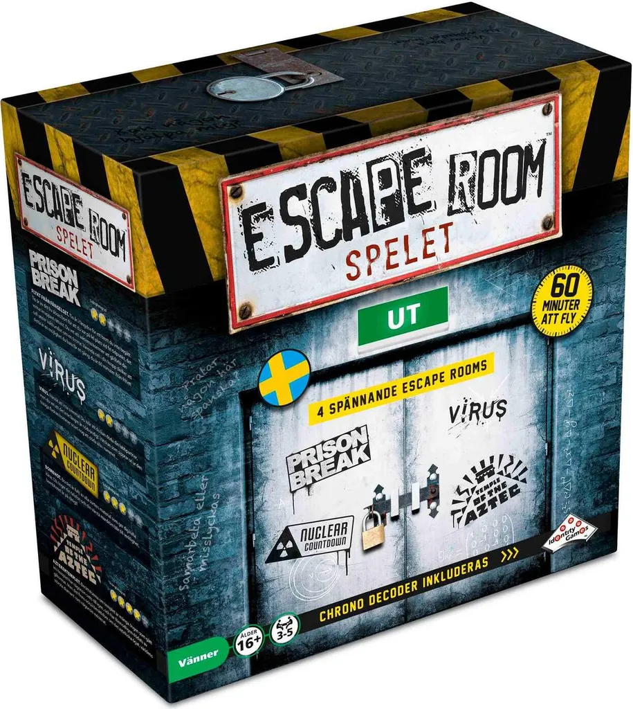 Escape Room - Svedese Gioco da Tavolo: Sfida Enigmi Nordici in Scatola