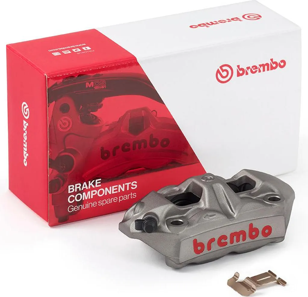 Étrier Brembo M4 Monoblock droit M4.34 rigide à 4 pistons