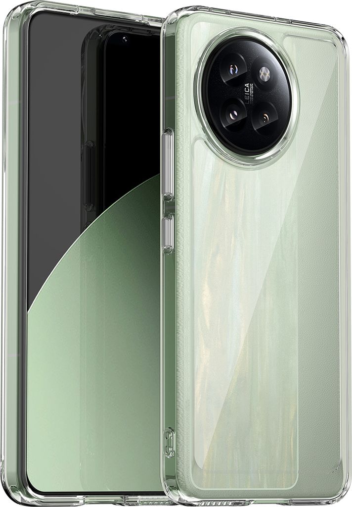 Schutzhülle für Xiaomi Civi 4 Pro Klar Rückseite Stoßfeste TPU Silikon Bumper Hülle Transparent