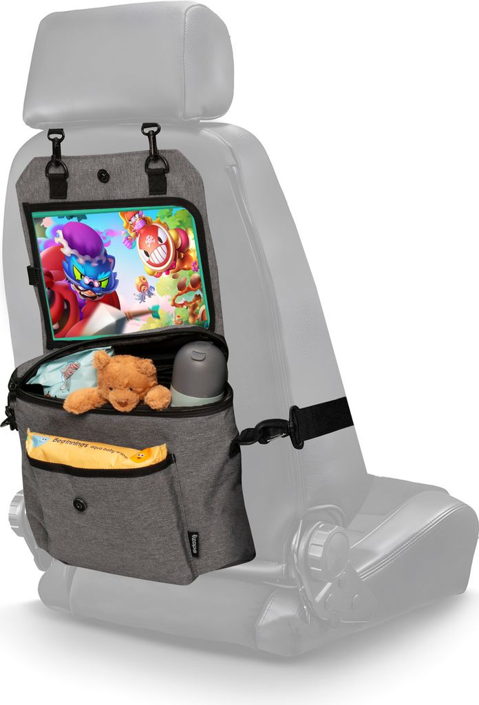 ZOPA 3in1 Sitzorganisator Grau Produktbild 