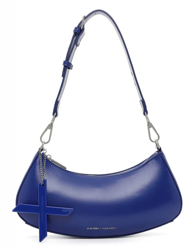 Sac à épaule bleu royal Alexander SURI FREY avec grand volume