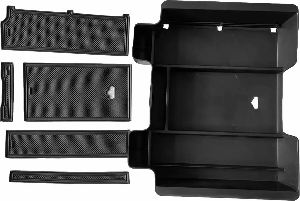 Boîte de Rangement Console Centrale avec Coussinets pour GMC Sierra - 4