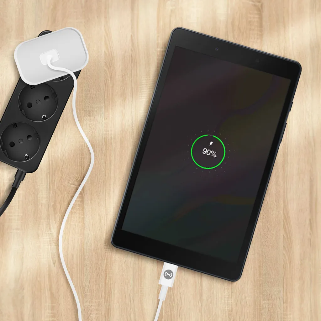 Cavo USB-C a USB-C Forever 1m Bianco - Ricarica Rapida e Dati per Smartphone - 4