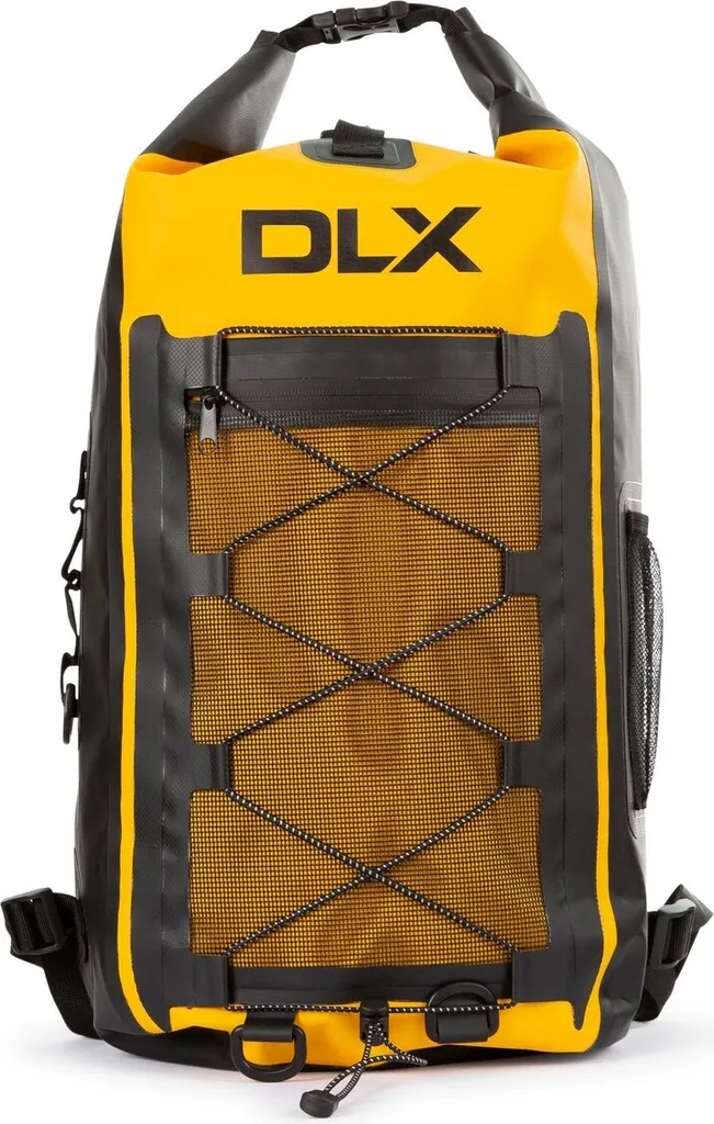 Sac à dos étanche de randonnée jaune Trespass Eredine DLX 26L