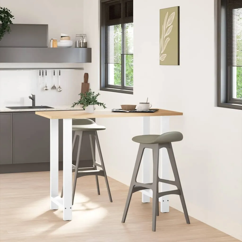 Fornitura Gambe Tavolo Bar SYFAX™ Acciaio Bianco 100cm - Professionali