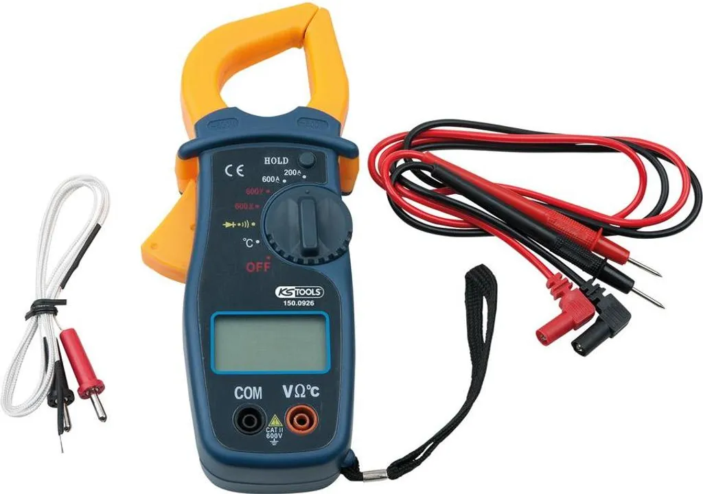 Pince Ampèremétrique Digitale 600A Haute Précision Set de 3 KS TOOLS - 3