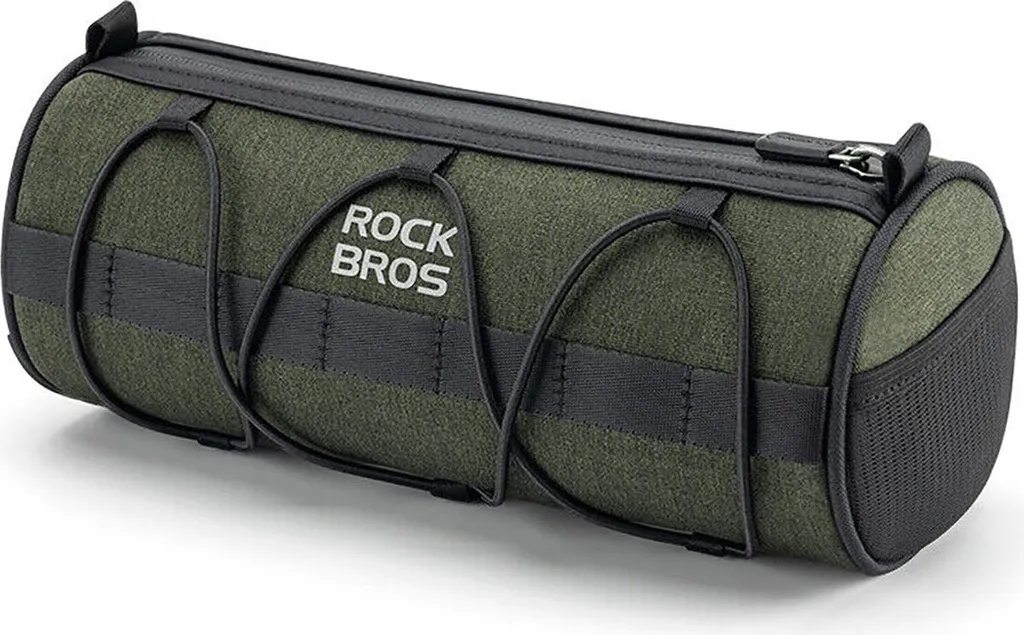 Sacoche vélo guidon Rockbros 2L compacte et robuste coloris vert