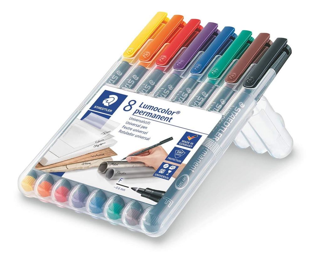 STAEDTLER Folienstift Lumocolor F perm 8St Image du produit 