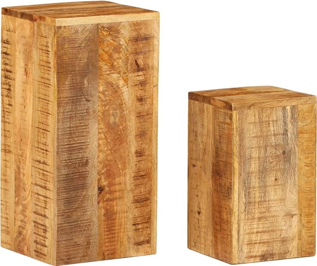 Pflanzenständer 2 Stk. Massivholz Mango