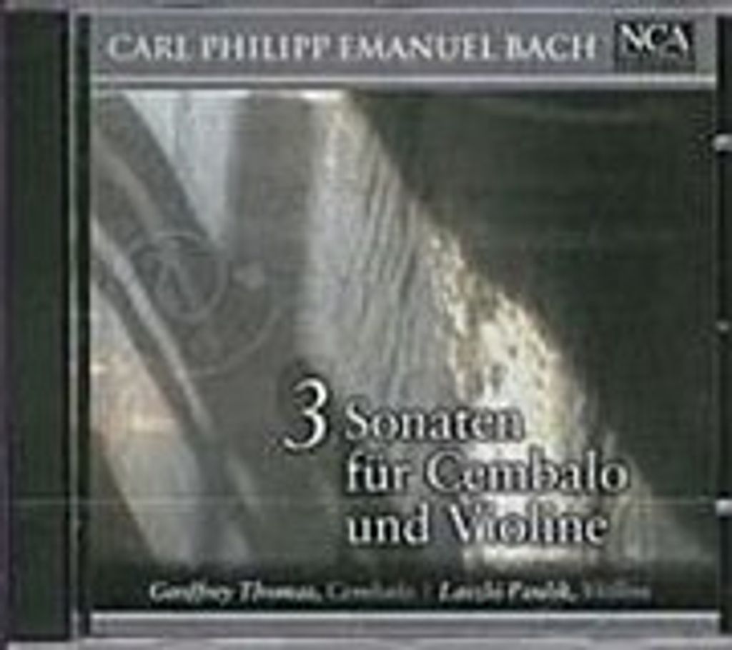 Thomas, G: C.P.E.Bach:3 Sonaten Für Cembalo