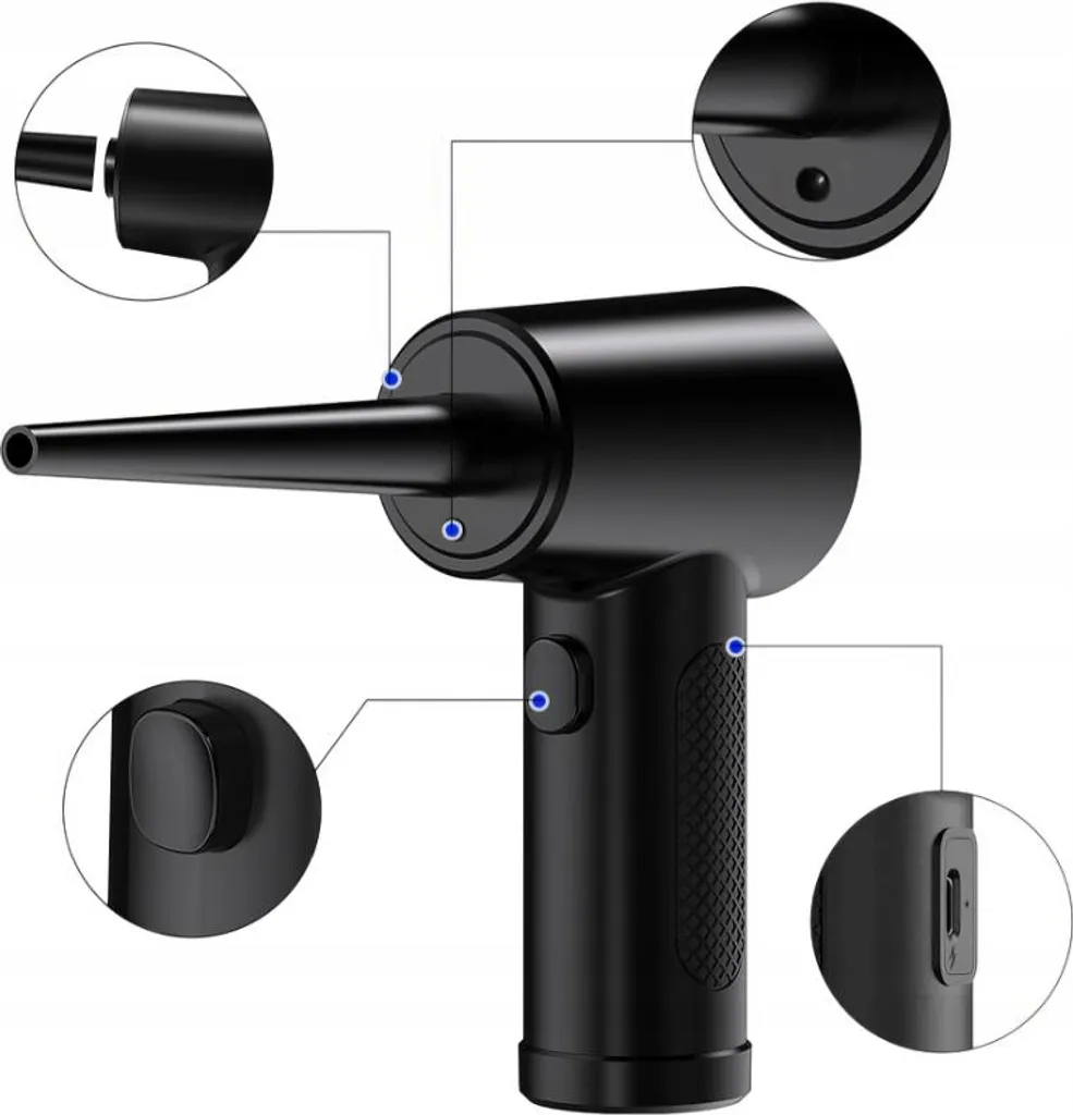 Souffleur-compresseur électrique portable multi-usage 120W Modèle X5