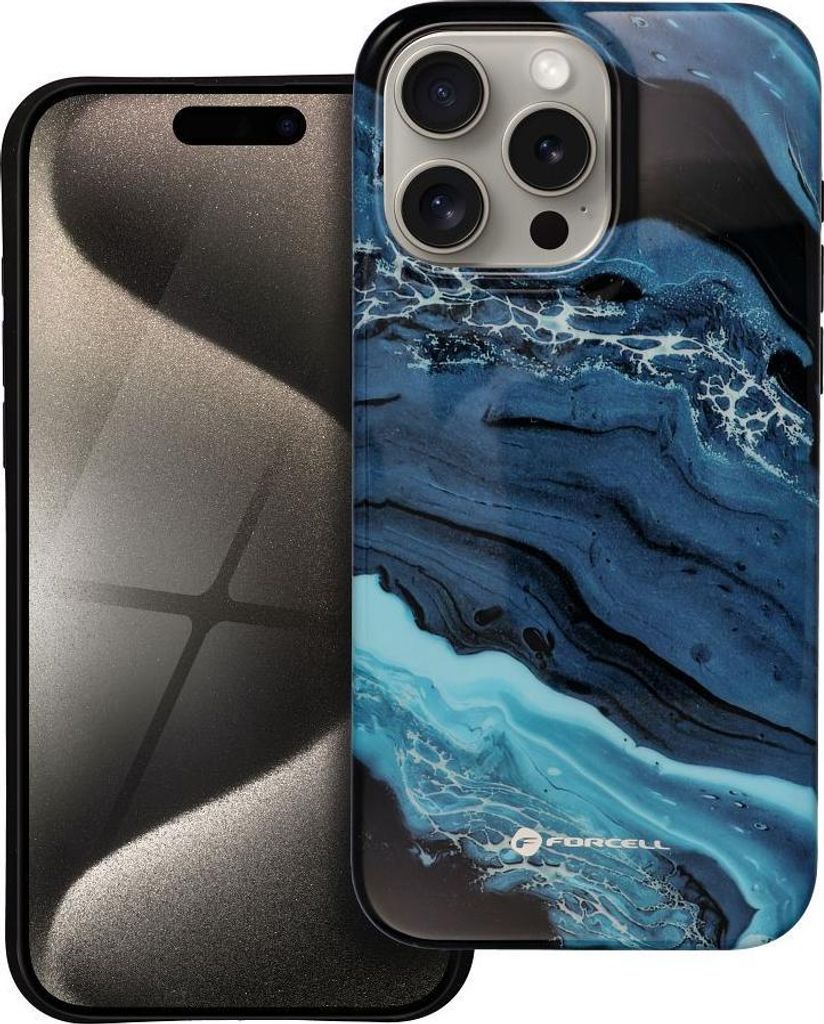 FORCELL F-PROTECT Mirage, Military Drop-Tested case kompatibel mit MagSafe passend für IPHONE 15 PRO MAX deep sea