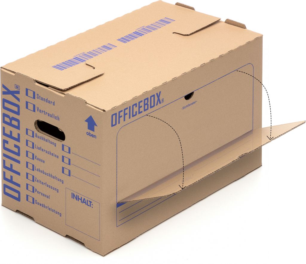 10 x Officebox® Archivbox Ordnerkarton Archivkarton Produktbild 7