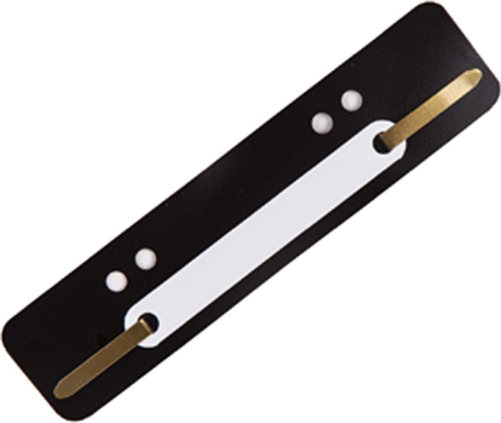 proOFFICE Heftstreifen 34 x 150 mm PP-Folie schwarz 25 Stück