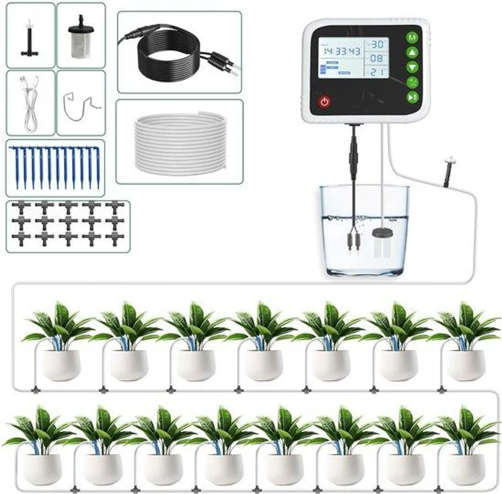 Système d'arrosage automatique polyvalent avec programmateur programmable