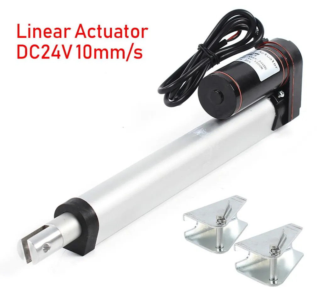 Actionneur linéaire haute performance construction métal argent