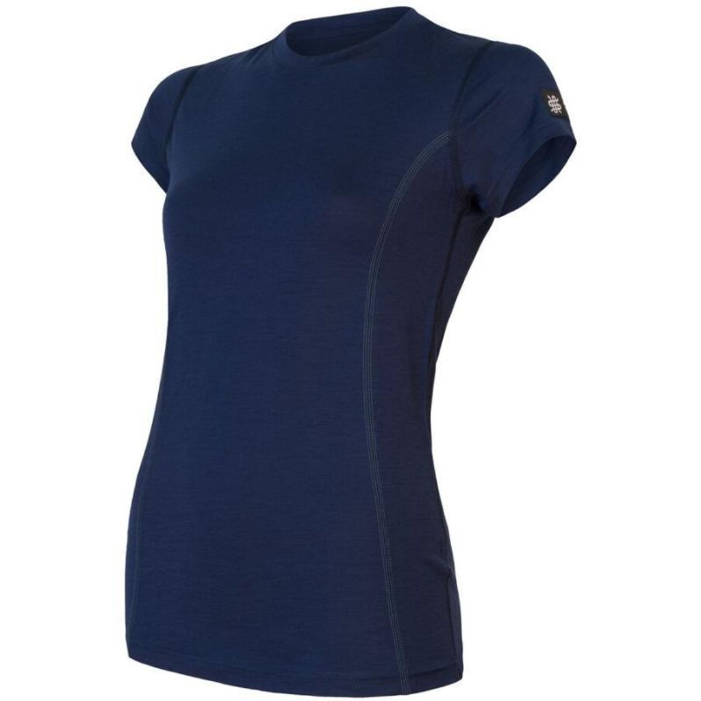 T-shirt Sensor Merino Active Damen kurz dunkelblau größe S 22100008-00