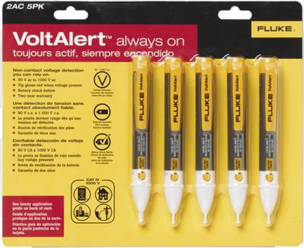 Fluke FLK2AC/200-1000V5 Testeur de tension sans contact CAT IV 1000V