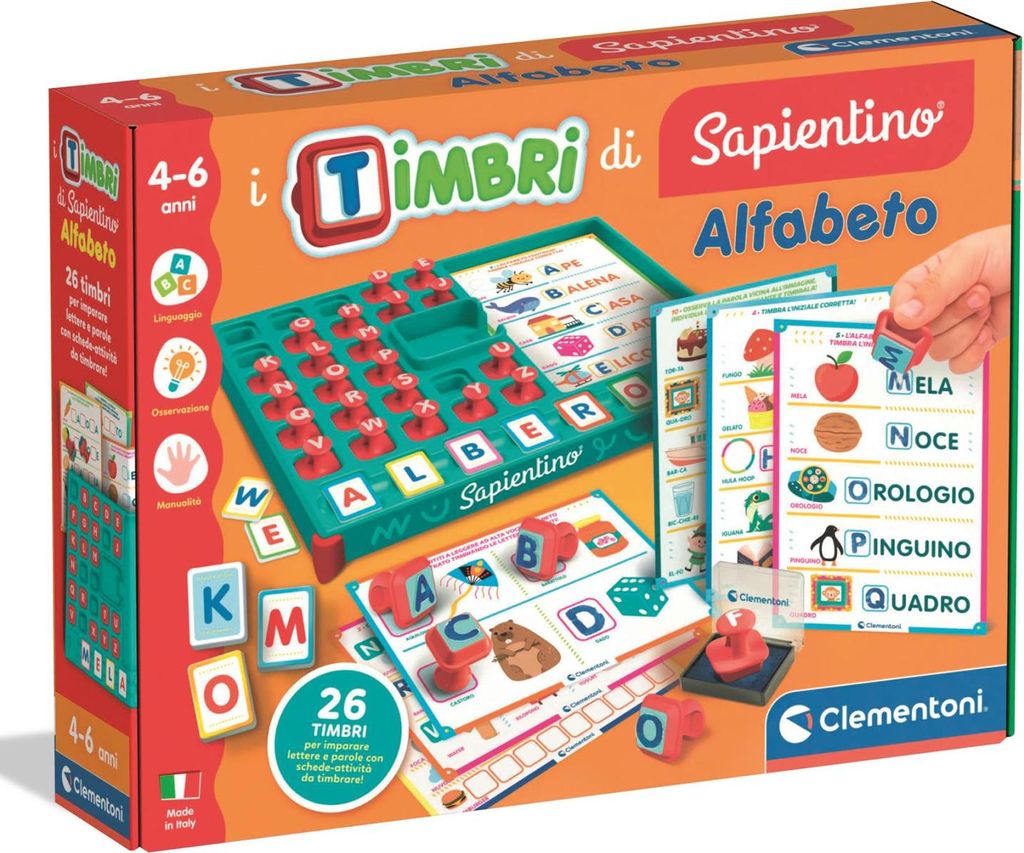 Clementoni Clemmy 16693 Brettspiel Kartenspiel Bildend