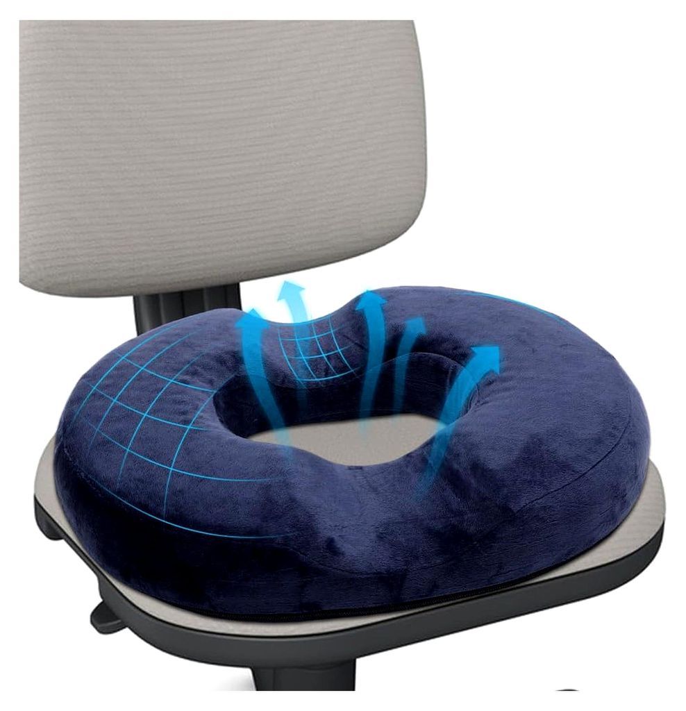 Orthopädisches Sitzkissen aus Memory-Schaum für Bürostühle, Autos, Rollstühle und Gaming-Stühle