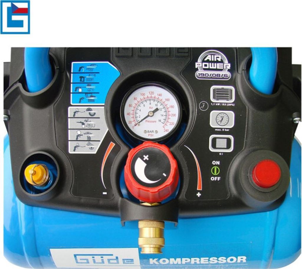 Kompresor Güde Airpower 190/8/6 Obrázek produktu 28
