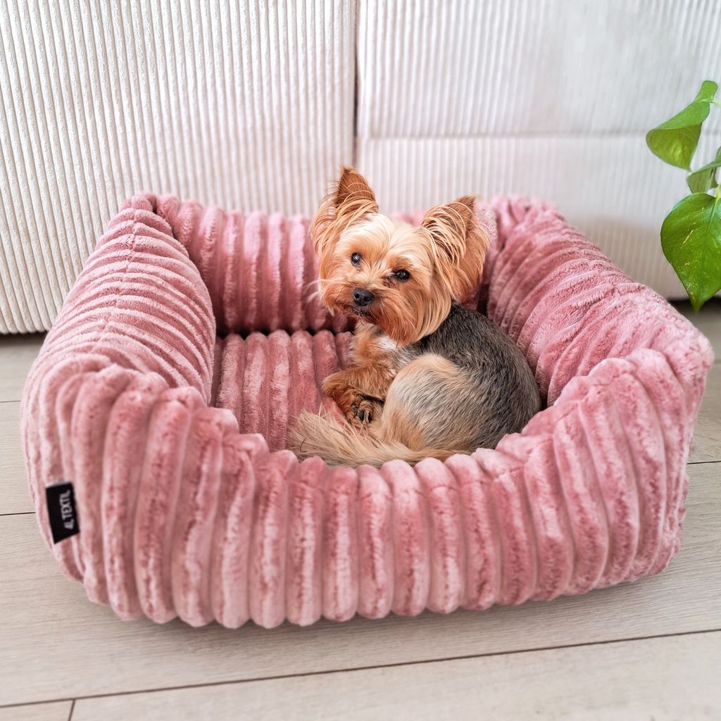 4L Textil BELLA Plüsch-Hundebett PREMIUM-LINE (60x40 cm, Produktbild 