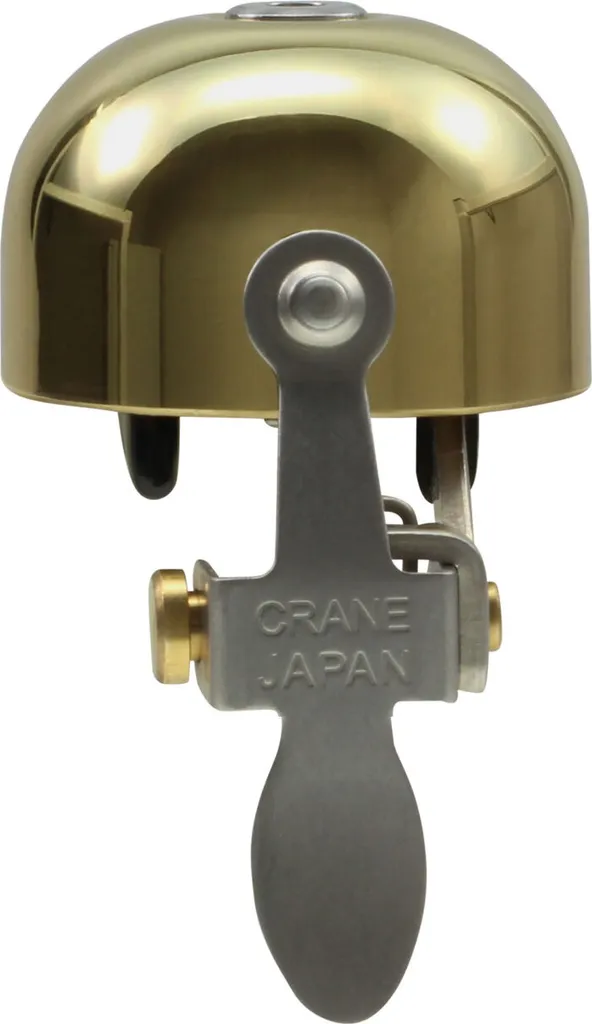 Sonnette Vélo Crane E-Ne Bell Or Poli Haute Résonance