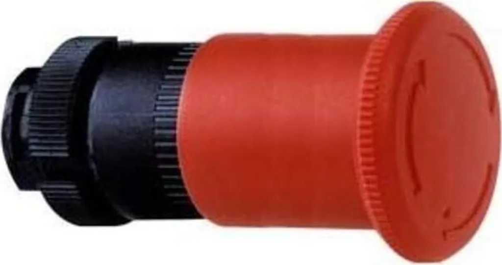 Bouton Arrêt d'Urgence Rond Ø22mm Schneider Harmony IP66 Rouge Durable