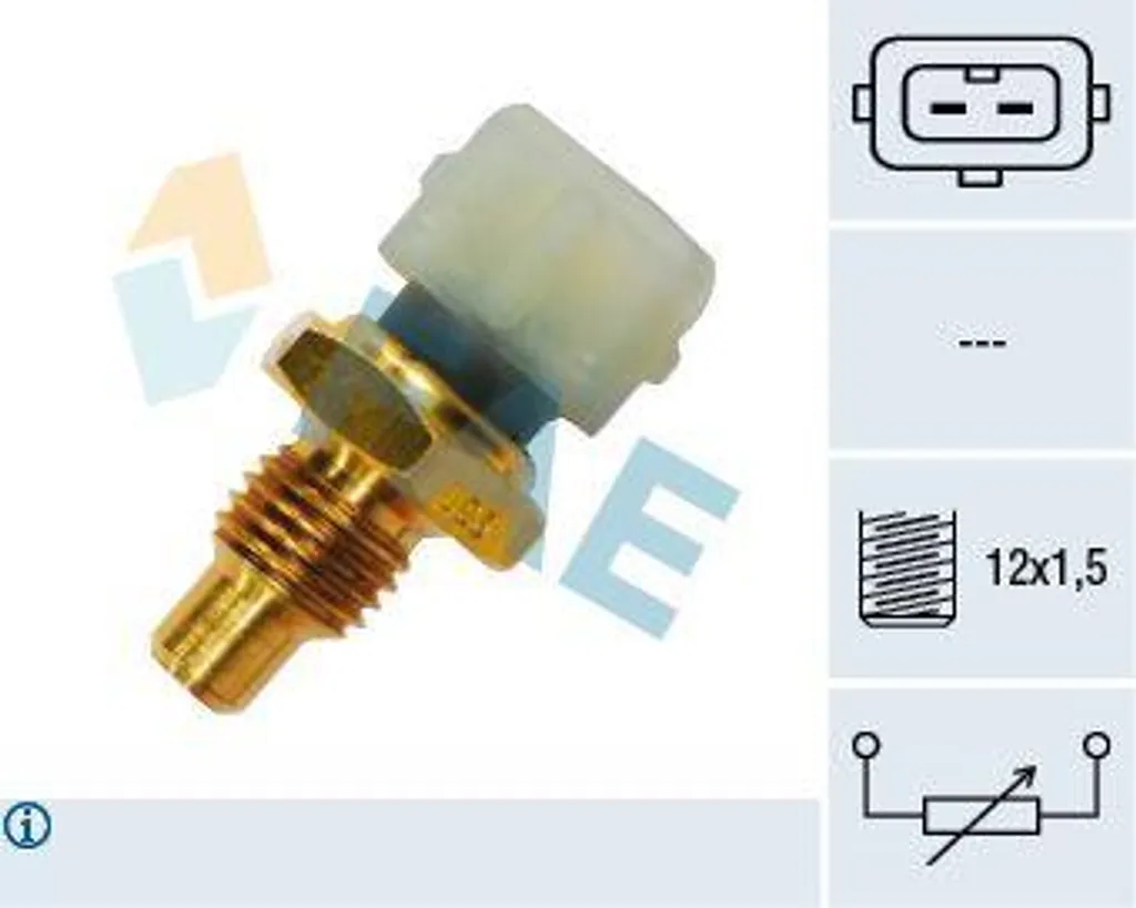Sensore Temperatura Acqua FAE 33060 per Renault Trafic, Laguna e Volvo 440