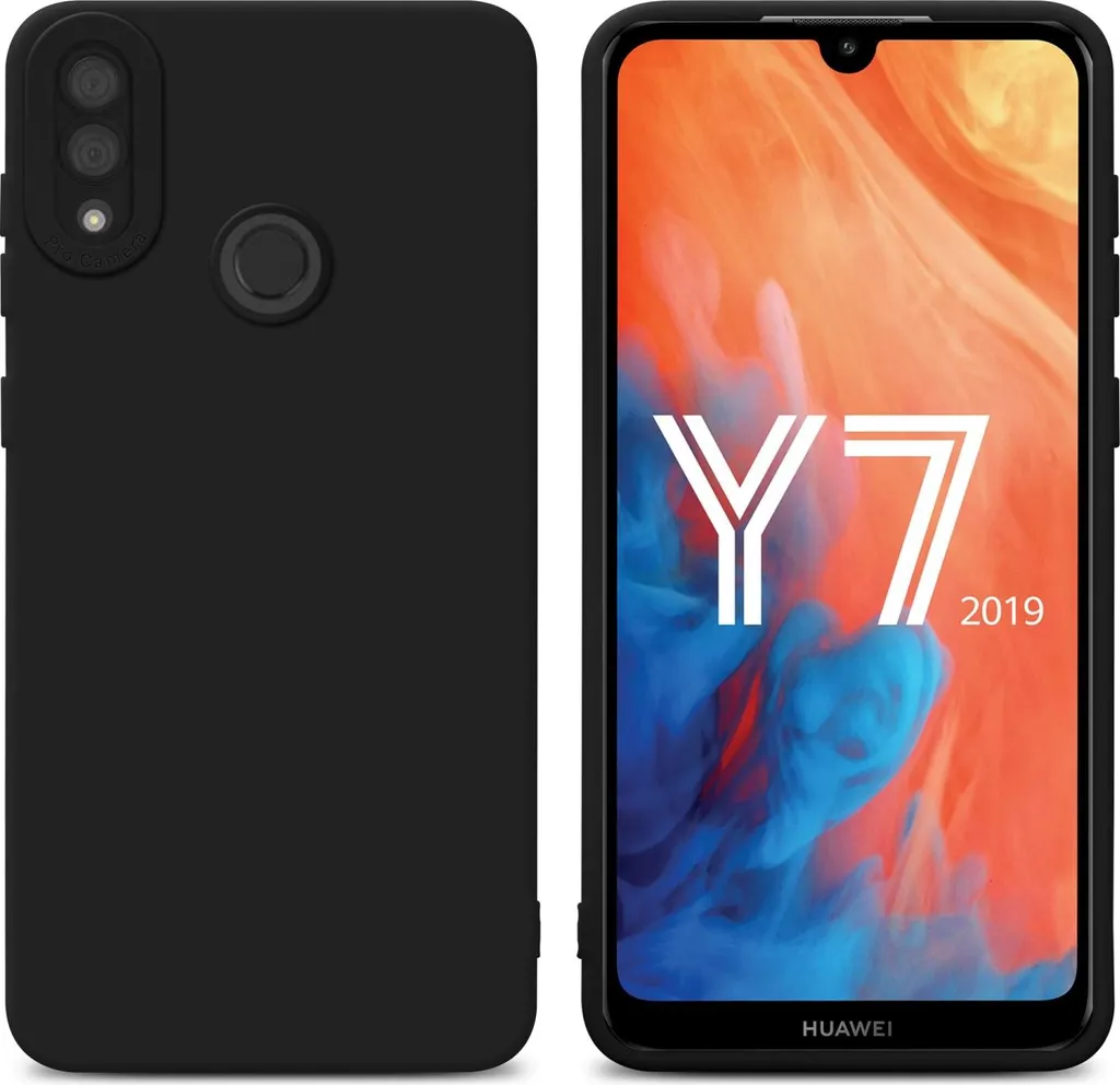 Cadorabo Vetro Temperato 9H Per Huawei Y7 2019 | Alta Trasparenza E 3D Touch | 4 Pezzi
