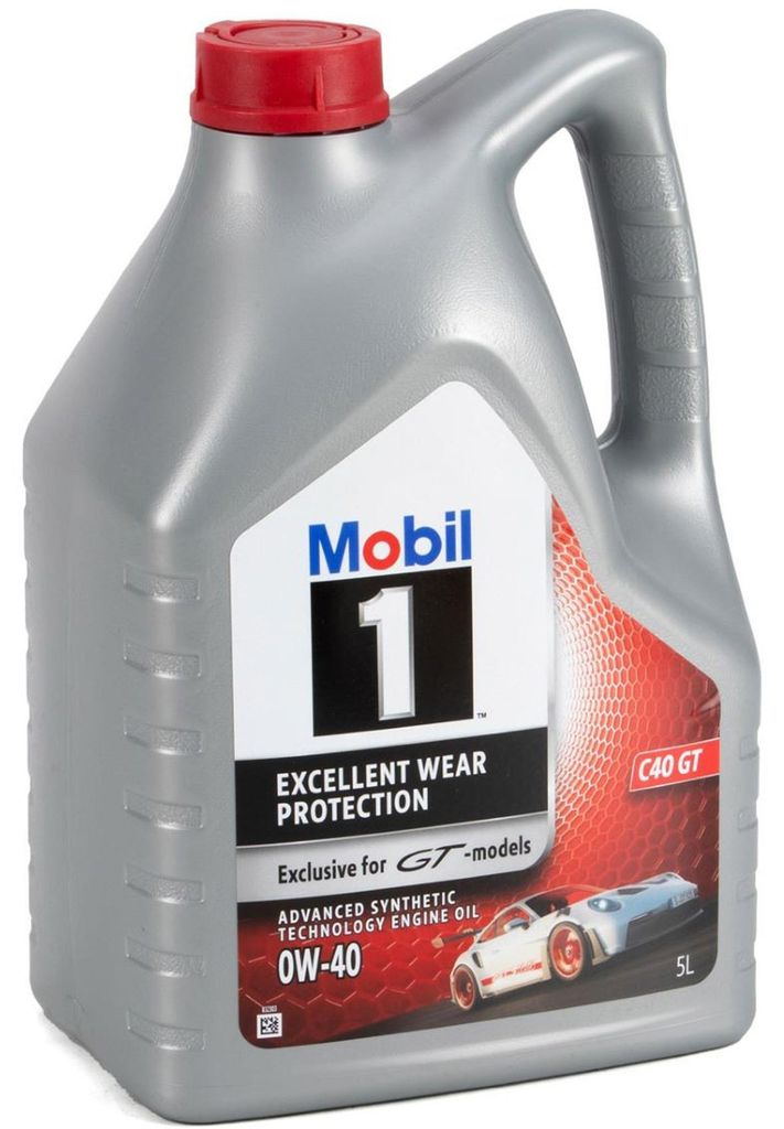 MOBIL 1 C40 GT für 0W-40 5 Liter Motoröl Motorenöl Produktbild 
