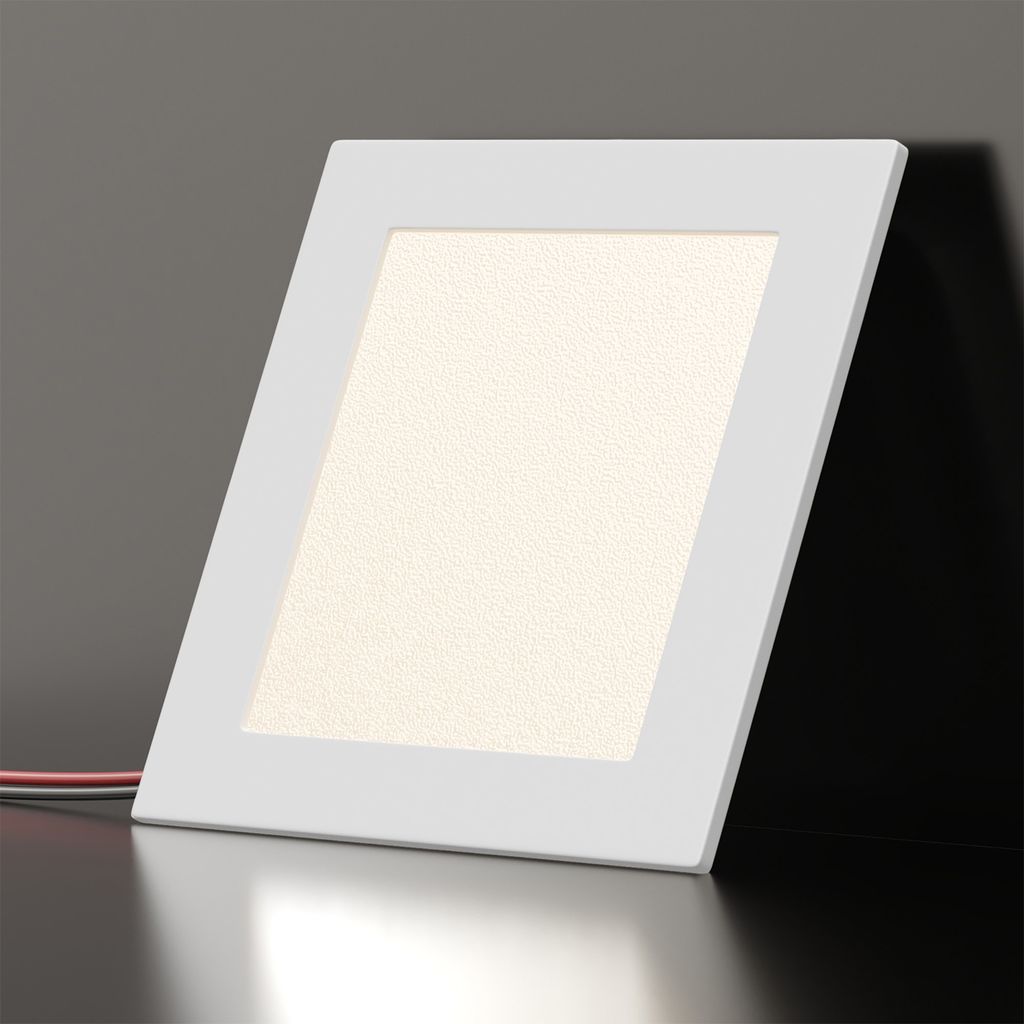 EMPIRE | LED Einbaupanel | 225x225mm | 18W / 4000K | Neutral Weiß | Quadrat | LED Deckenpanel, LED Quadrat Panel