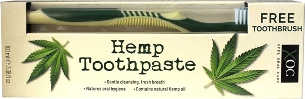 XPel - XOC Toothpaste + Toothbrush - Hemp toothpaste and Immagine del prodotto 
