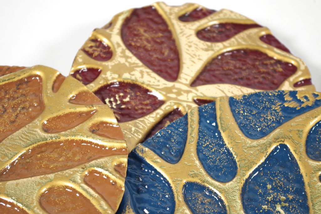 Kobolo Wandbild 3D-Bild Wanddeko - LIFE - gold blau rot Produktbild 5