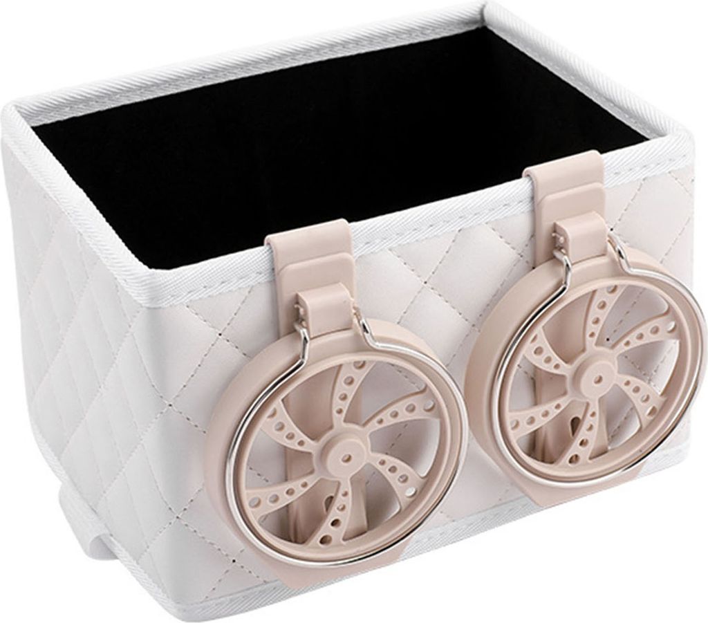 Aufbewahrungsbox für die Armlehne des Autos mit Getränkehalter, großes Fassungsvermögen, verschleißfest, faltbar, multifunktionaler Organizer ...