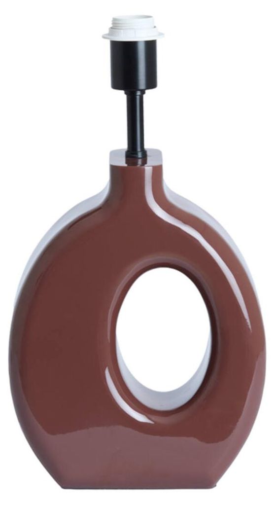 Light & Living - tischlampe - KANTI - bordeauxrot - holz - einzelne leuchte - E27 - 1743379