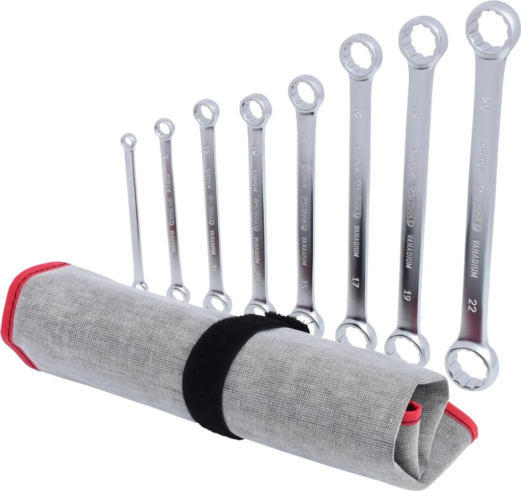 Clés polygonales ULTIMATEplus KS TOOLS 920.0448 à profil FlankTraction 8pcs