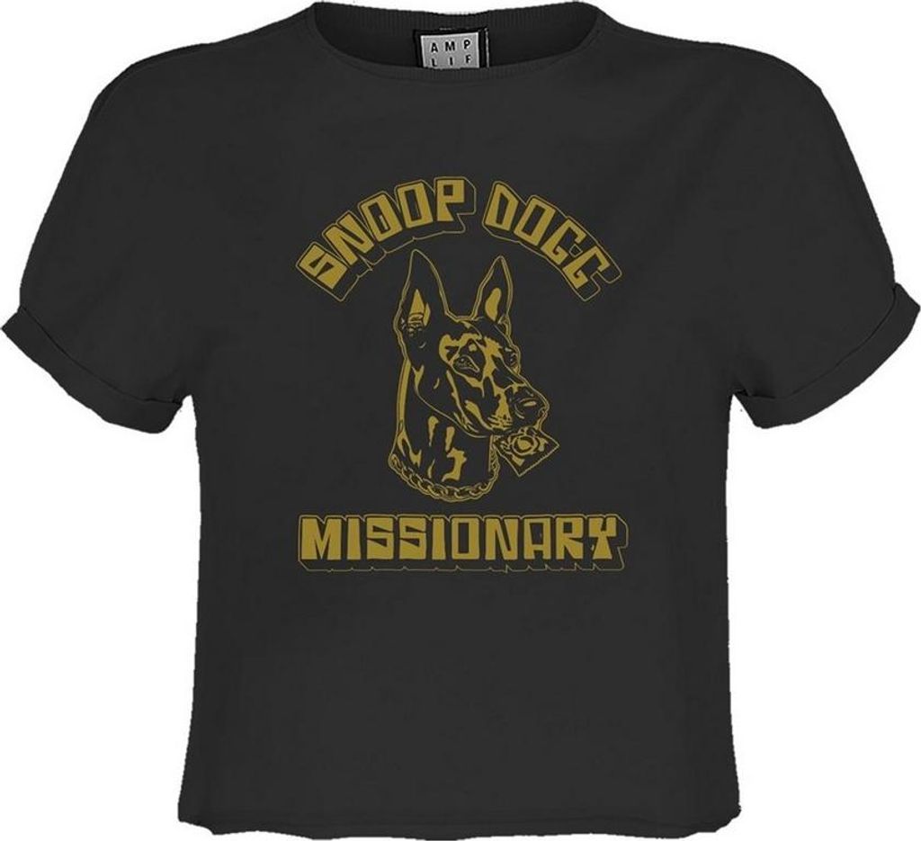Amplified - "Missionary" Kurzes Top für Damen GD4285 (L) (Holzkohle)