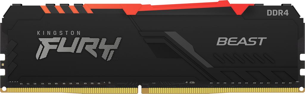 DDR4 8GB PC 3200 CL16 Kingston FURY Beast RGB retail Obrázok produktu 
