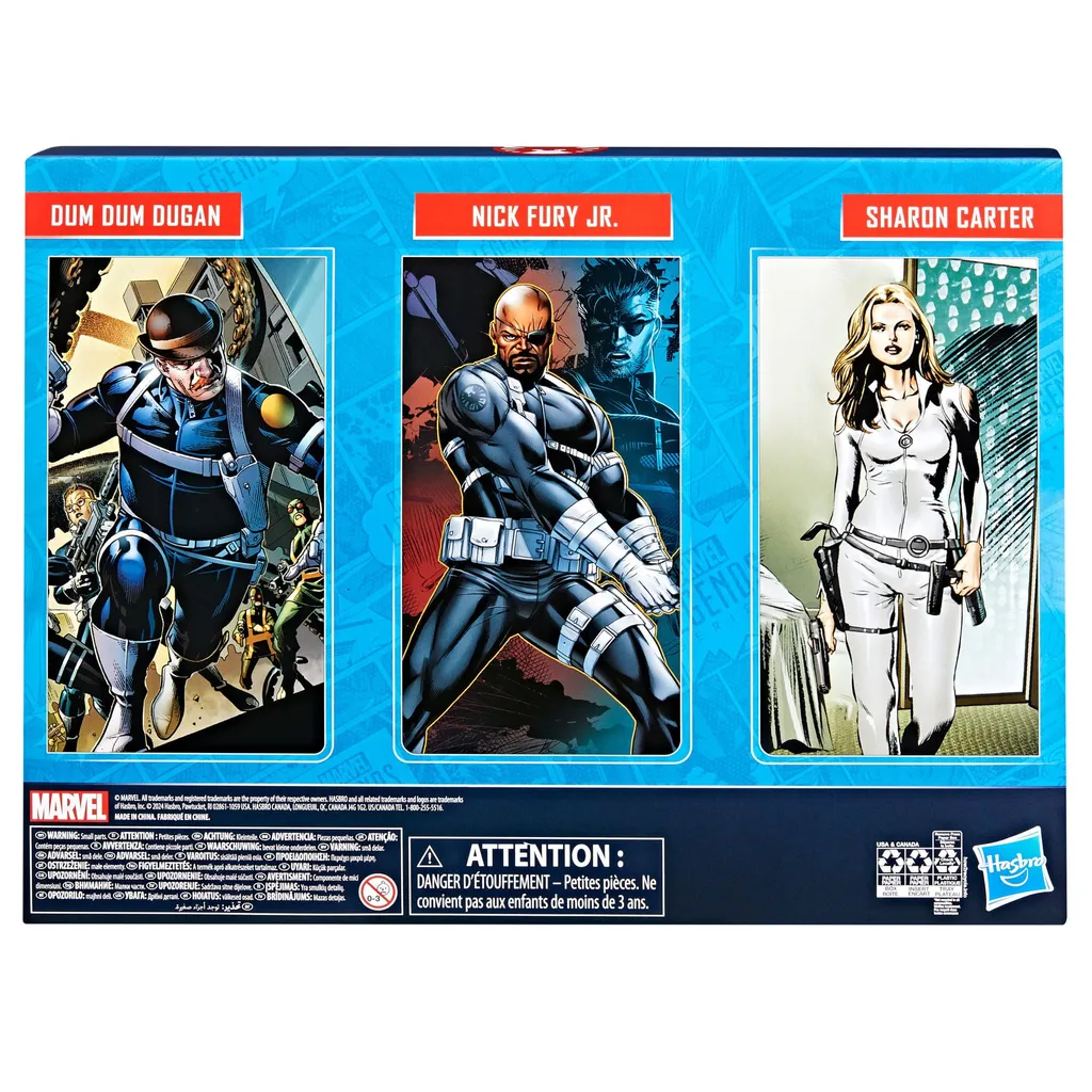 Figurines Marvel Legends S.H.I.E.L.D. avec Accessoires et Sharon Carter - 21
