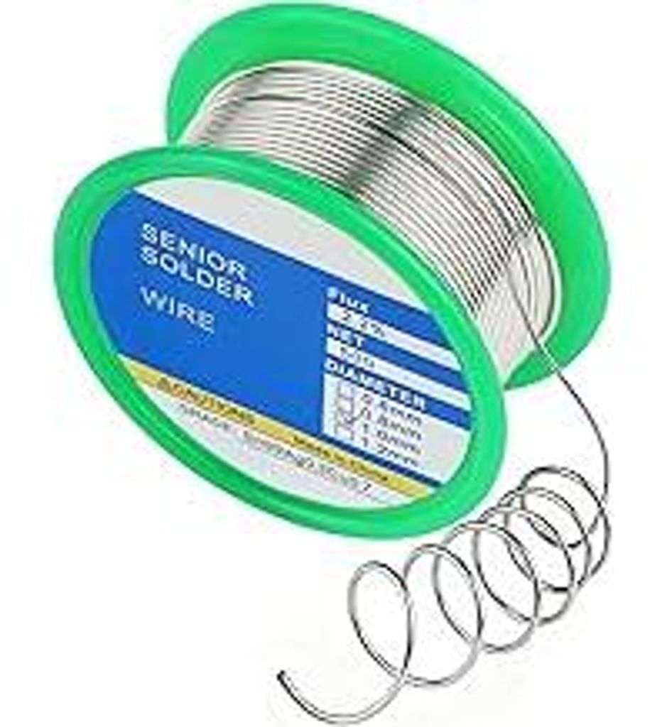 Acual Lötzinn 1mm, Lötzinn Bleifrei mit Flussmittel, Soldering Wire mit Kolophonium Kern, 50g Solder Wire Lead Free Sn99 Ag0,3 Cu0,7, Elektronik ...