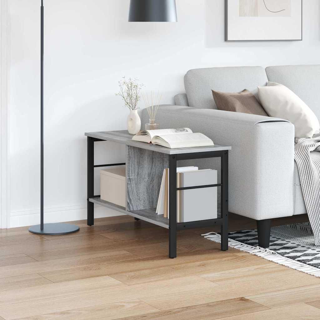 Maison Exclusive - Bücherregal Graues Sonoma 82 x 32 x 47 cm Holzwerkstoff