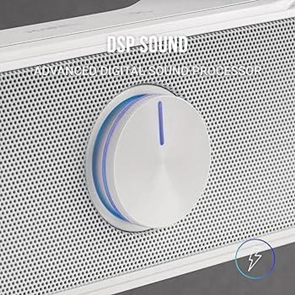 Enceinte PC Bluetooth Mars Gaming MSBX Blanche Système Audio USB 10W
