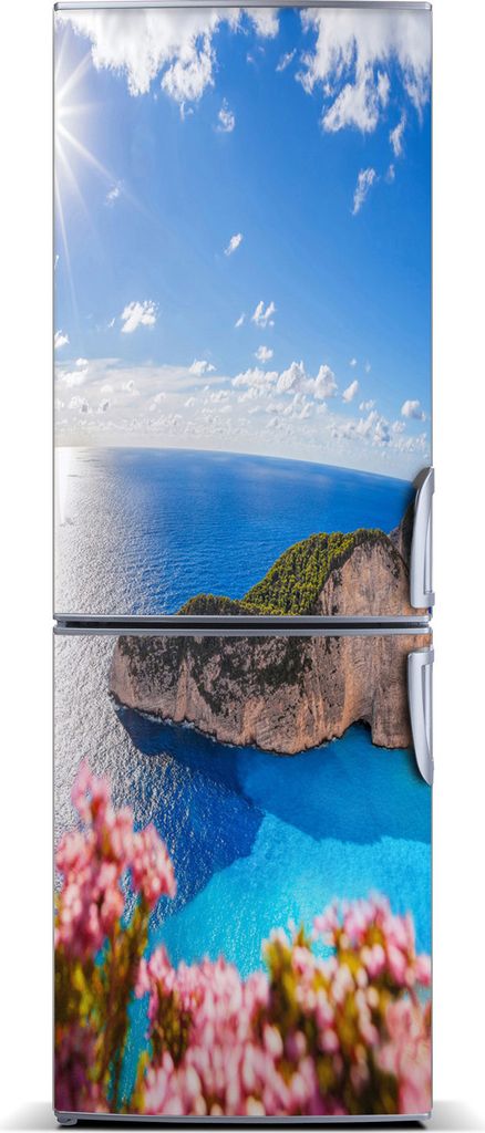 Tulup Kühlschrankdekoration - Magnetmatte - 60 cm x 180 cm - Magnet auf dem Kühlschrank - Zakynthos Griechenland