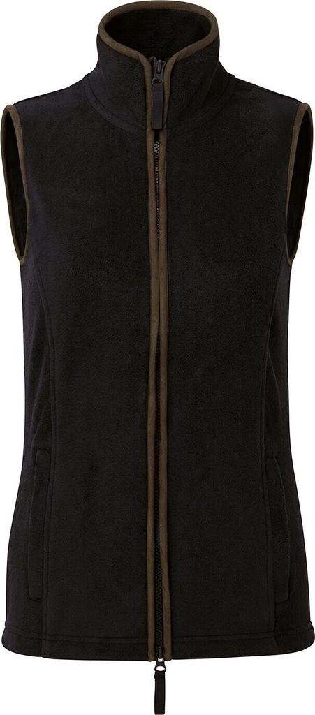 Premier - "Artisan" Weste für Damen RW8190 (XL) (Schwarz/Braun)