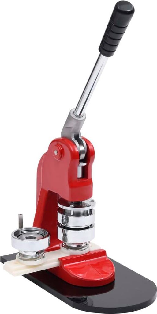 vidaXL Buttonmaschine mit 500 Button-Teilen 37 mm Produktbild 