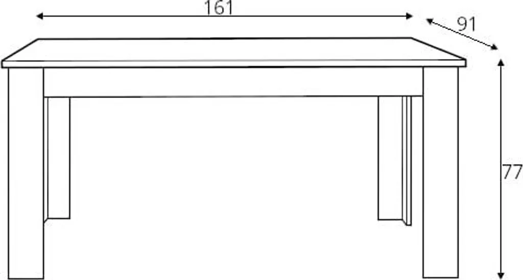 Table pliante Gress gain de place pour studio et petits espaces de vie - 2